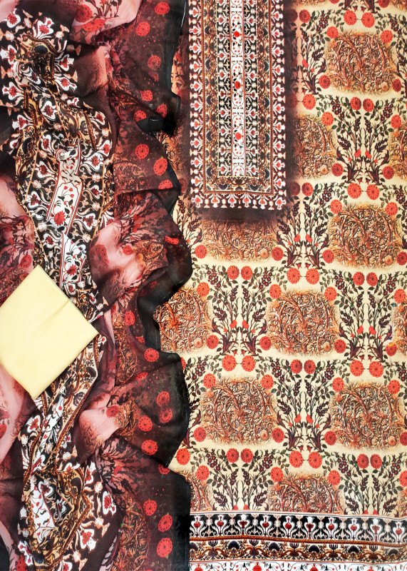 Gul Ahmed Attractive Lawn Collection Three Piece