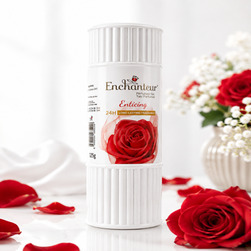 Enchanteur Enticing Perfumed Talc 125g - Long Lasting Fragrance