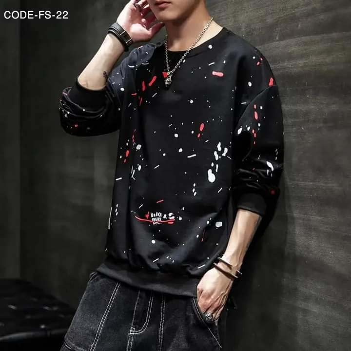 Full Sleeve Stylish  T-shirt for Men-22