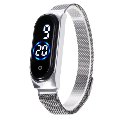 Led Women Watch Magnetic Lodestone Waterproof Touch Women's Watches Fashion Touch Digital Wristwatches