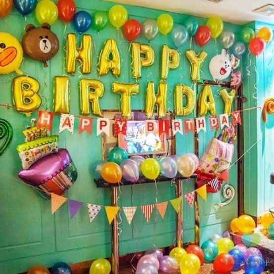 Happy Birthday Foil Ballons