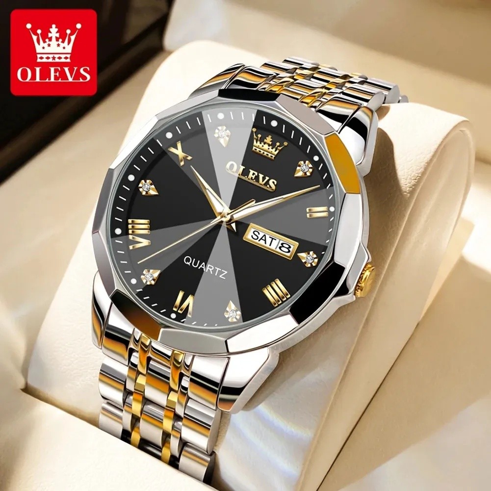 OLEVS 9931G লাক্সারি কোয়ার্টজ ঘড়ি