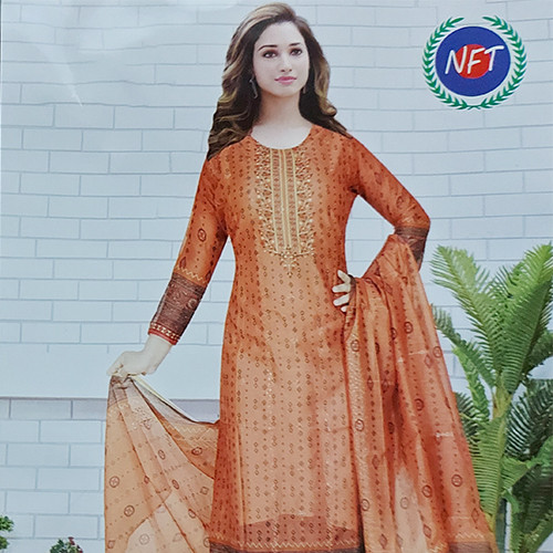 Indian NFT Gorgeous silk shalwar kameez cotton silk georgette  mix