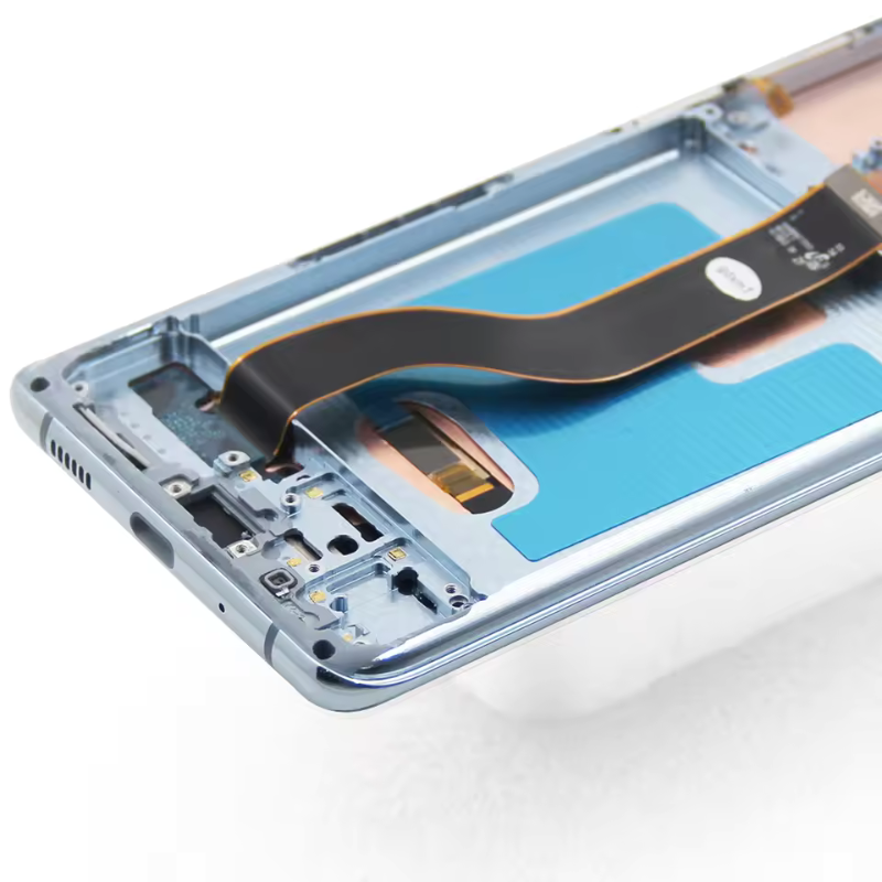 Original Super AMOLED  Samsung Galaxy S20+ Display G985F G986F Display Digital Touch Screen with Frame And Back Shell