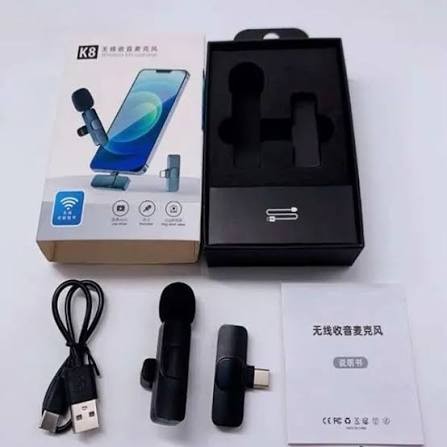 K8 Wireless Bluetooth Microphone (Type-C, Smartphone)