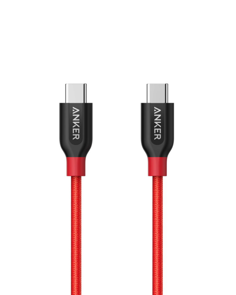 Anker PowerLine+ USB-C to USB-C 2.0 3ft UN Red