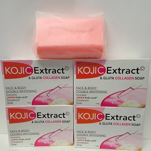 D-ne Gold Kojic Extract & Gluta Collagen Soap 135g