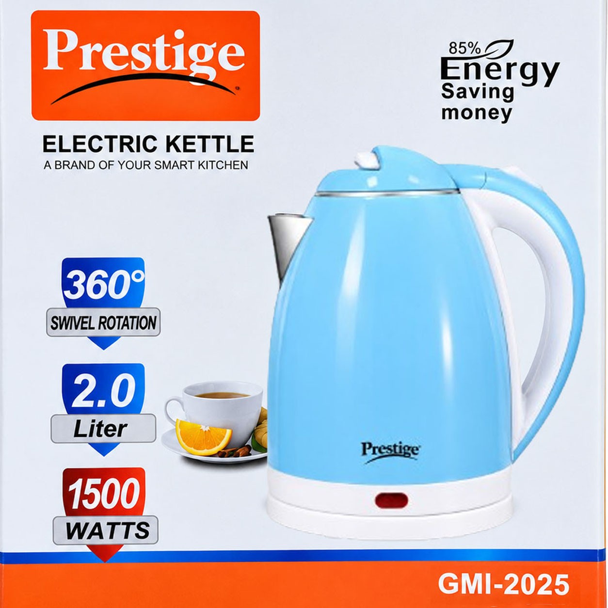 Prestige Electric Kettle 2.0 Liter - 1500W (Sky)