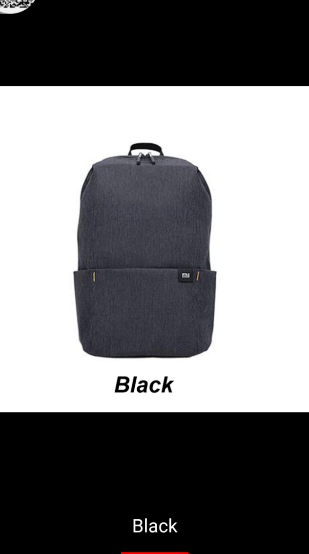 Original Xiaomi Mi Colorful Backpack 8 Colors10L  Bag 165g Weight Small Size Shoulder Leisure Sport Chest Pack For Men Women Bag
