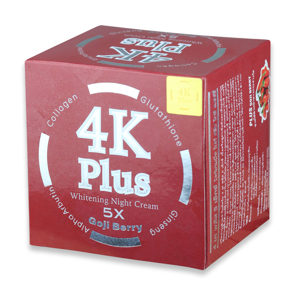 4k Plus 5x Whitening Night Cream (Goji Berry)