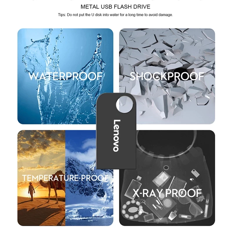 Lenovo Ultra Mini Flash Drive 2TB High-Speed Drive USB 3.0 Portable Lenovo Flash Drive