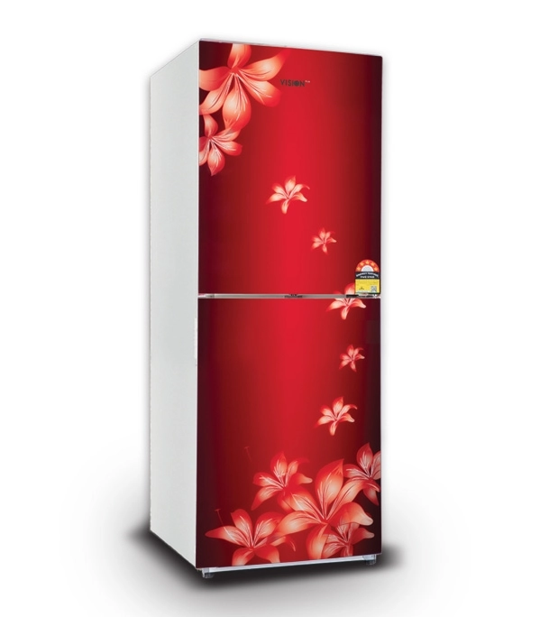 VSN GD Refrigerator RE-238L Lily Fl-Maroon-BM