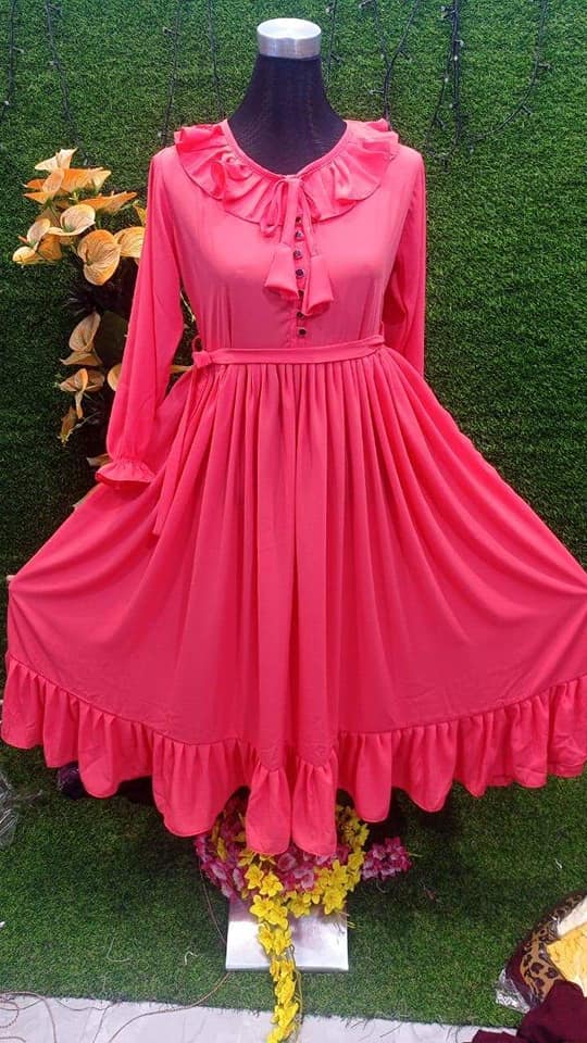 Girls Long Gown-Double body zorjet