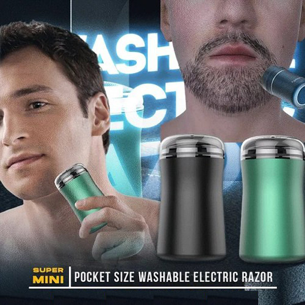 Pocket Size Washable Electric Mini Razor