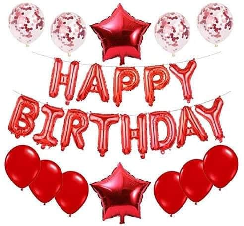 Happy Birthday Foil Ballons