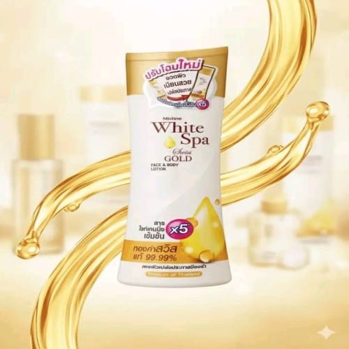 Mistine White Spa Swiss Gold Face & Body Lotion 200ml