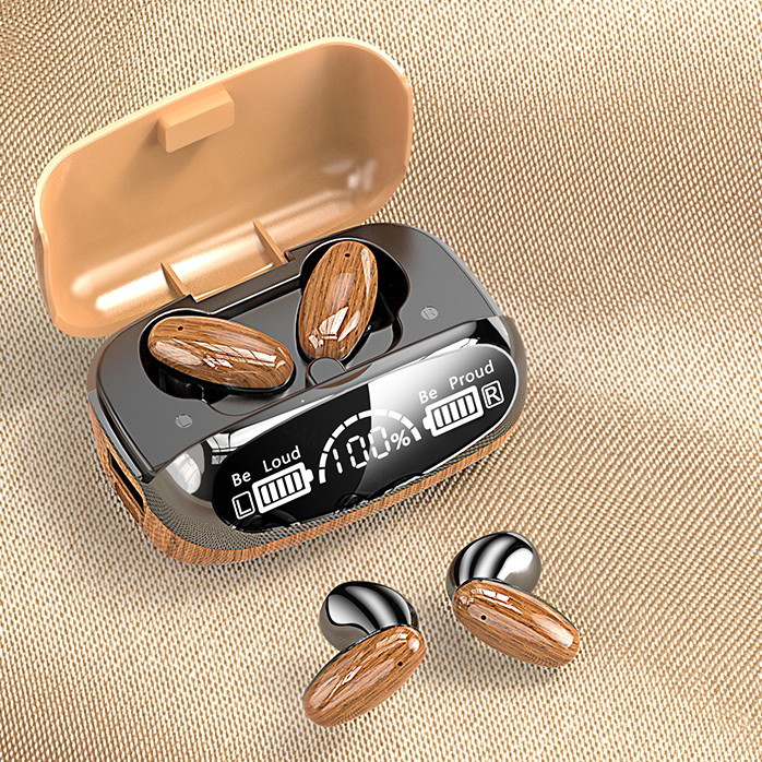 M35 TWS Bluetooth 5.2 Waterproof Sports Earbuds Noise Cancelling Touch Wireless Headphones