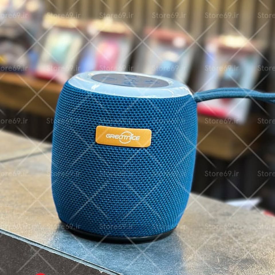 Greatnice GTS-1468 Portable Mini Bluetooth Speaker | RGB Colorful Light | Wireless Outdoor Speaker with Hanging Strap