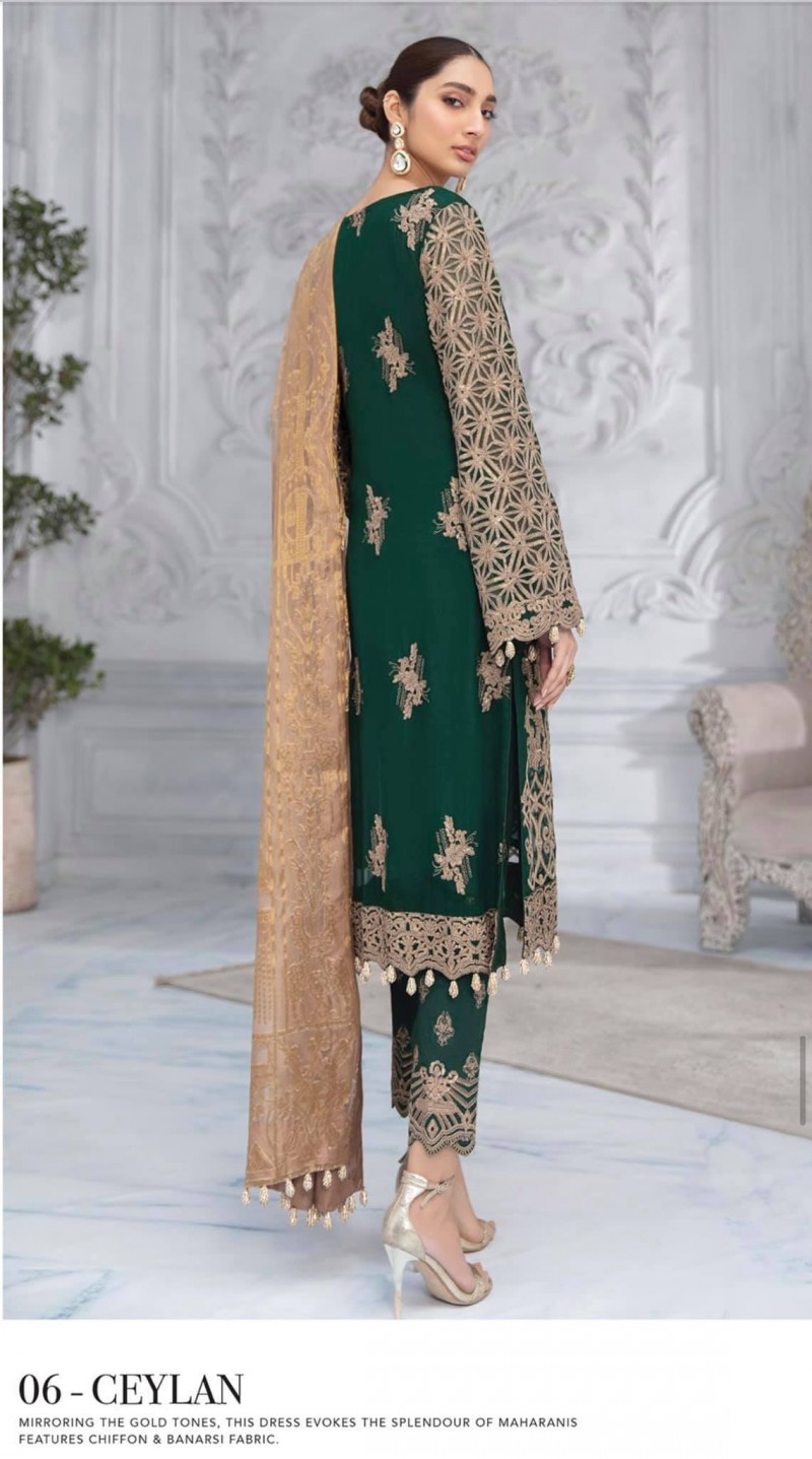 Azalea chiffon collection Dupatta chiffon & organza