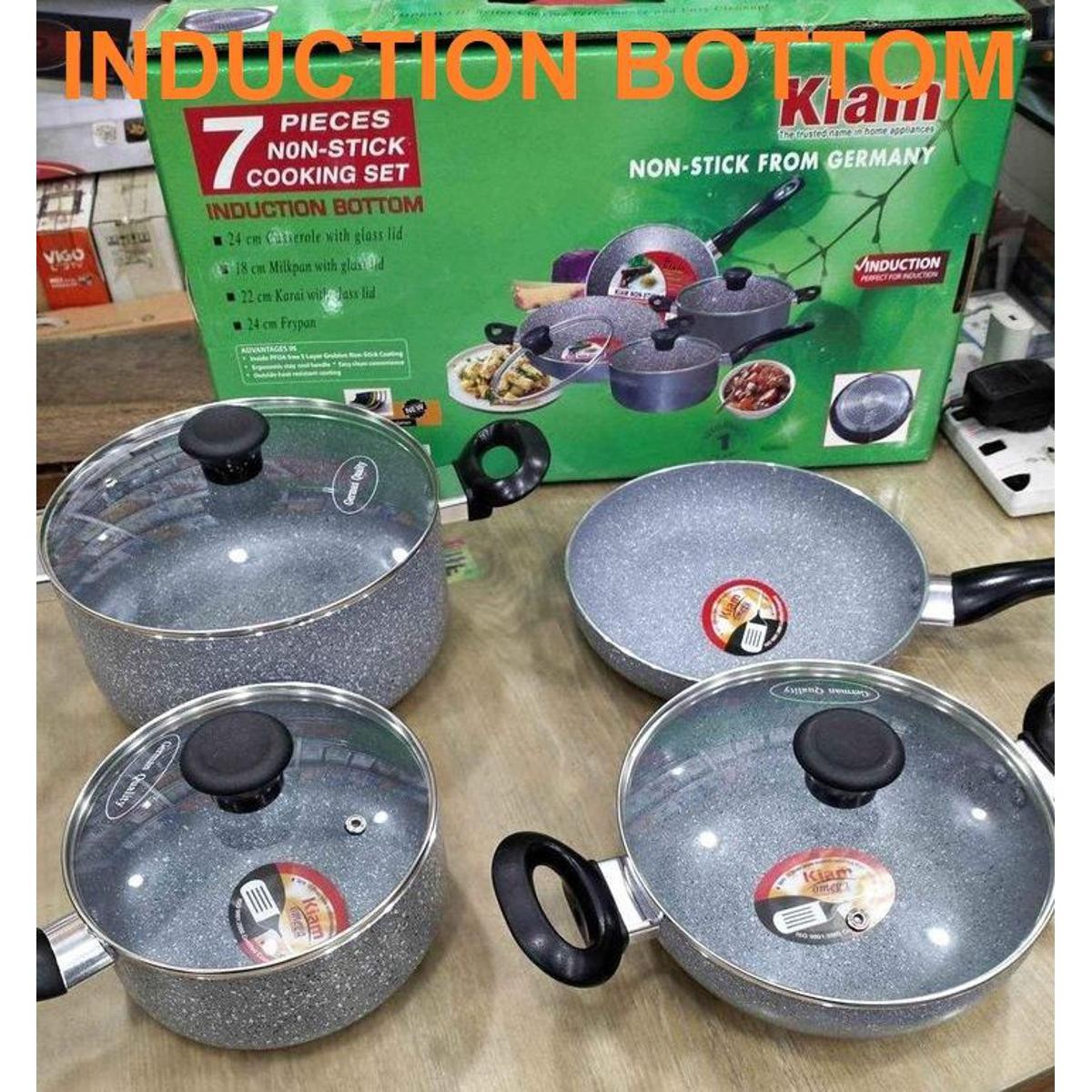 Kiam 7 pieces non stick cooking set