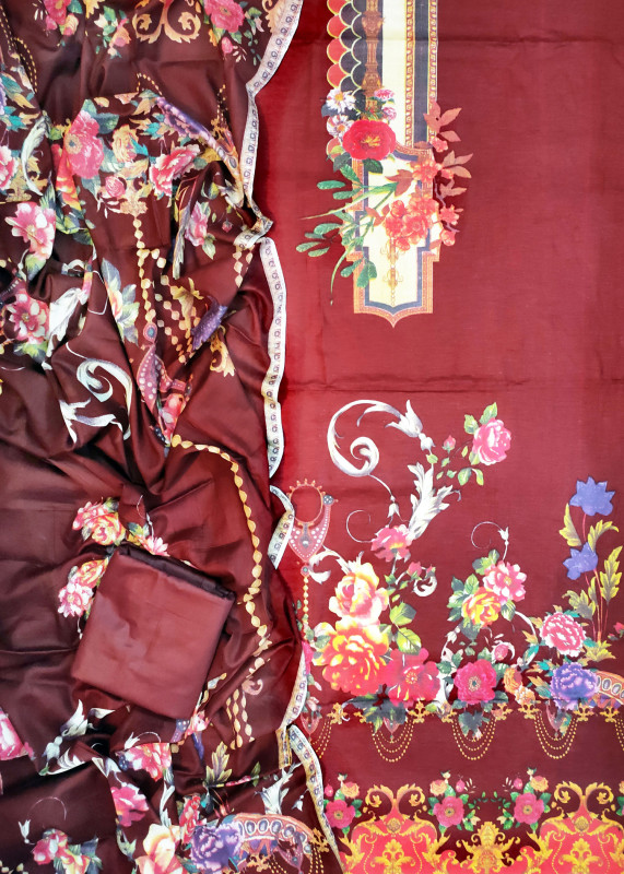 Gul Ahmed Attractive Lawn Collection Three Piece