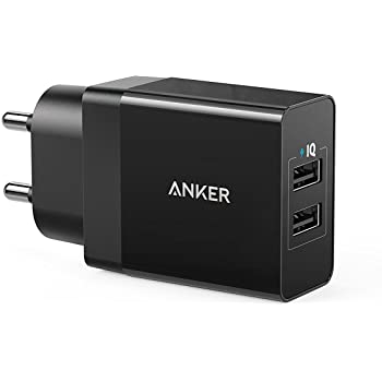 ANKER Powerport 2 Lite 2- Port USB Wall Charger (Black)