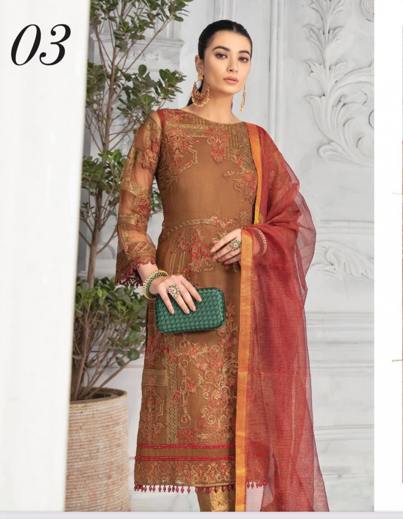 Azalea chiffon collection Dupatta chiffon & organza