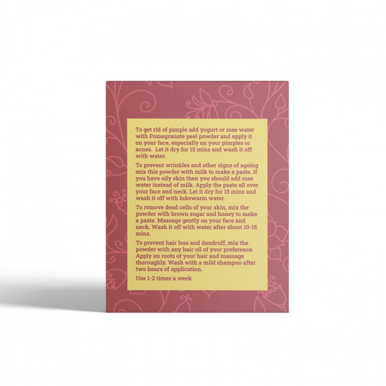 Rajkonna 100% Natural & Organic Pomegranate peel Powder