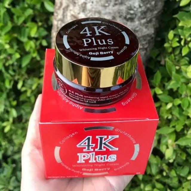 4k Plus 5x Whitening Night Cream (Goji Berry)